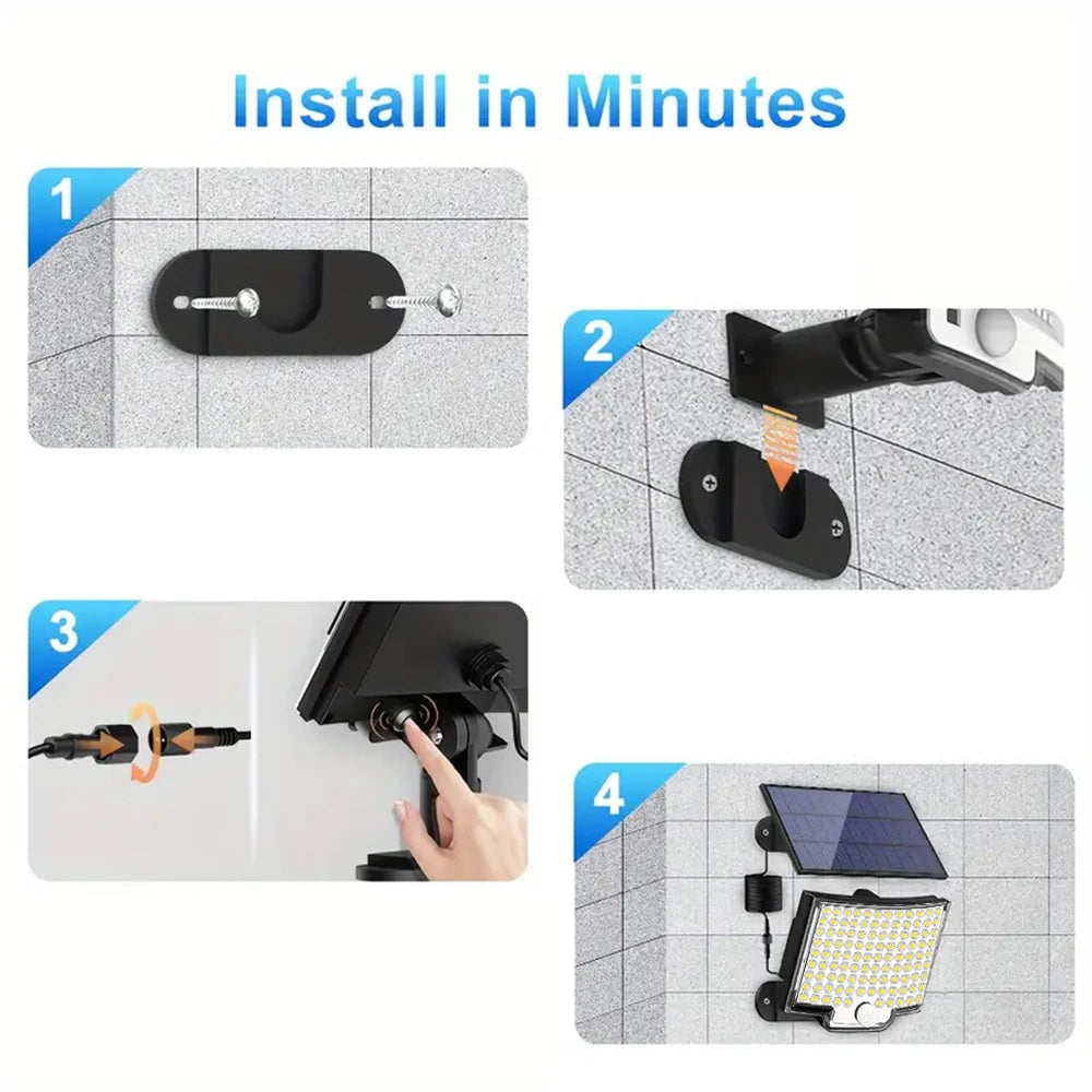 Solar Motion Sensor Security Light