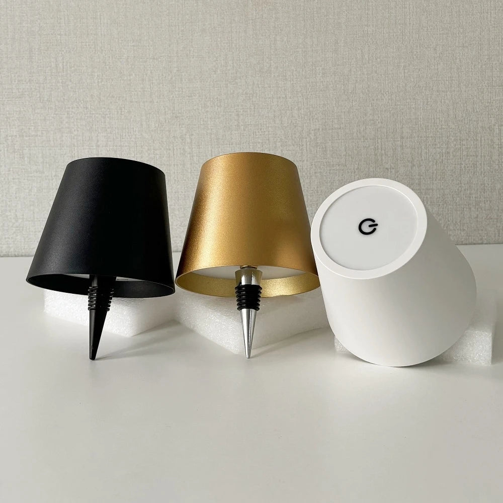 Wireless LED Wine Bottle Table Lamp