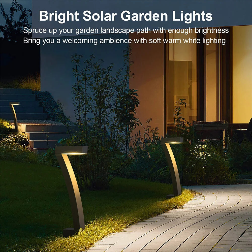 4-Pack Solar In-Ground LED Lights