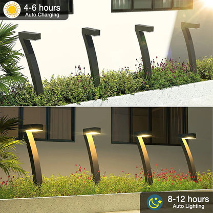 4-Pack Solar In-Ground LED Lights