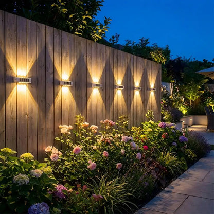 Solar Up Wall Light