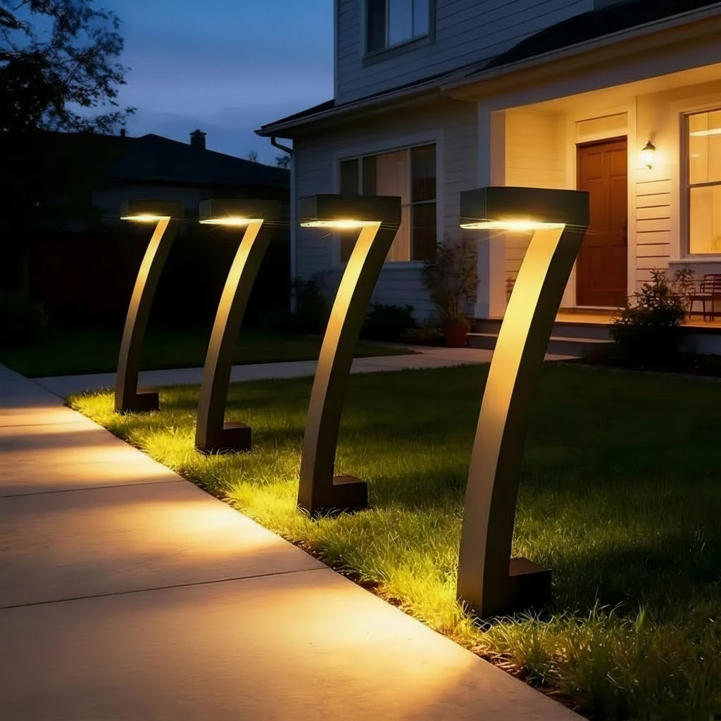 4-Pack Solar In-Ground LED Lights