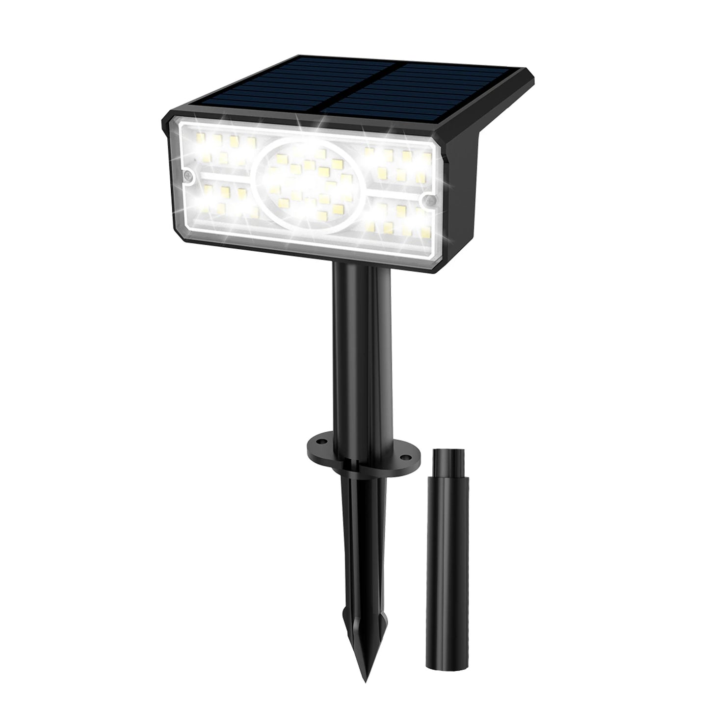 Dimmable Waterproof Solar LED Spotlight Wall & Garden Light (Multi-Color)