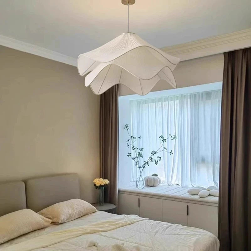 Nordic Fabric Flower Pendant Light