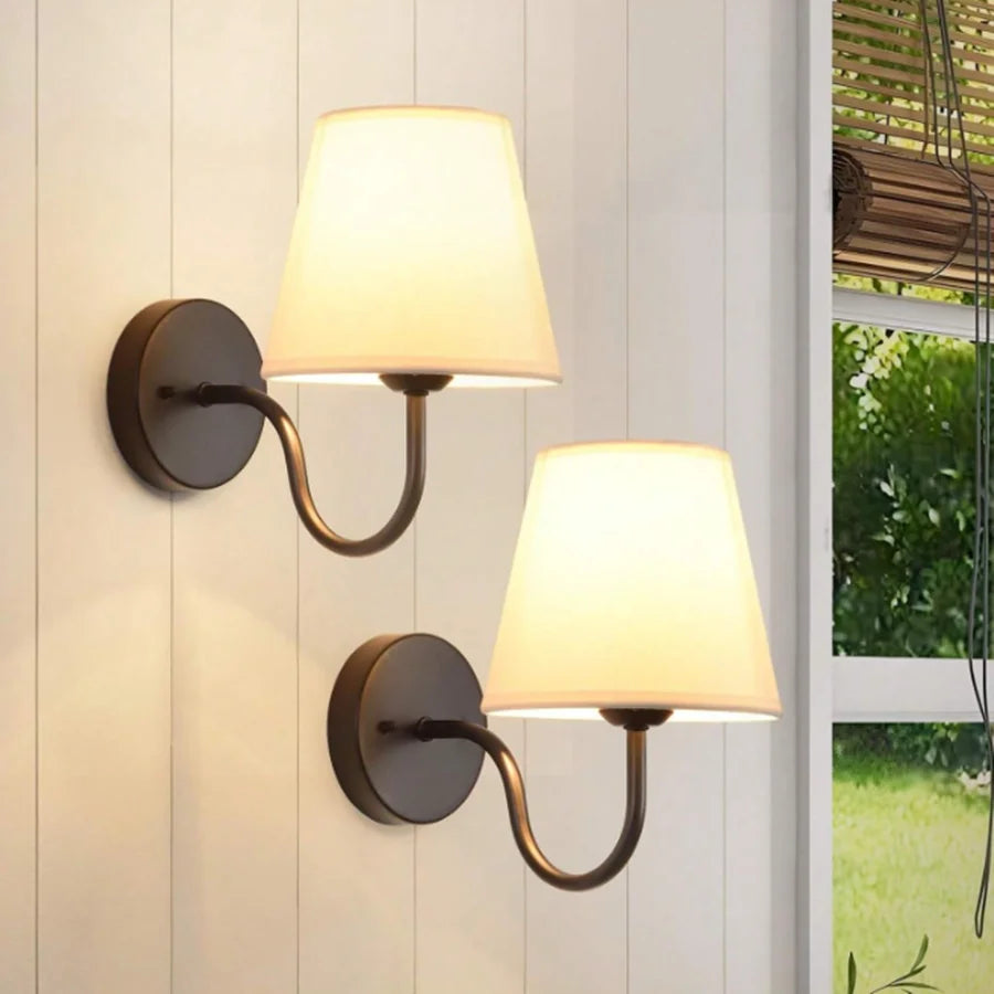 Nordic Fabric Shade Wall Sconce