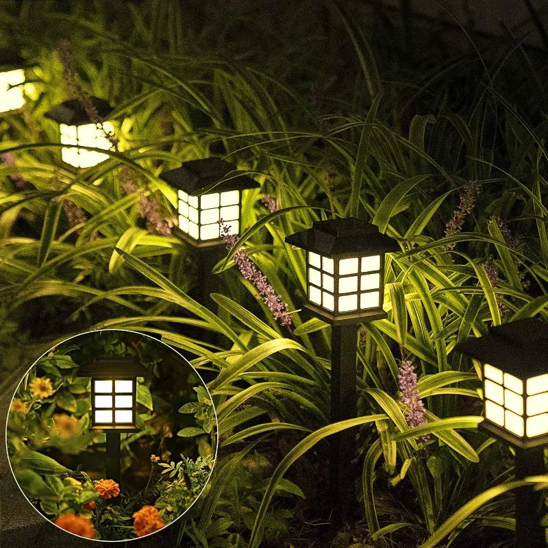 2-Pack Solar Pathway Garden Lights