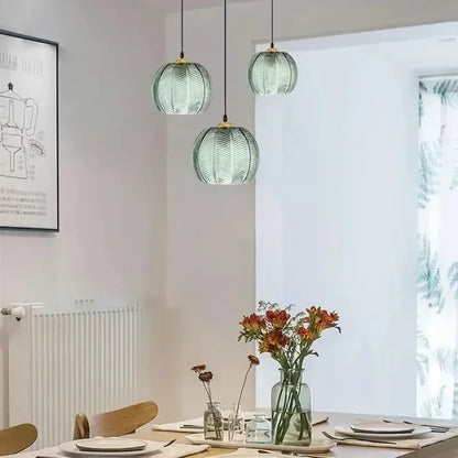Nordic Glass Pendant Light – Art Deco Hanging Lamp