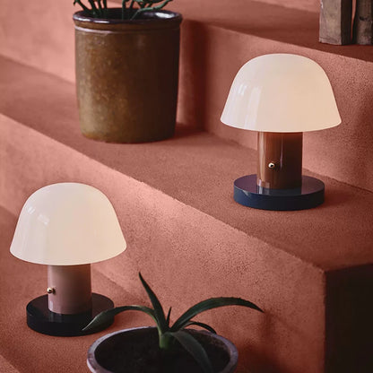 Piano-Coat Mushroom Touch Lamp