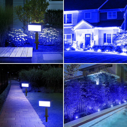 Dimmable Waterproof Solar LED Spotlight Wall & Garden Light (Multi-Color)