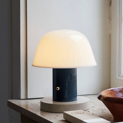 Piano-Coat Mushroom Touch Lamp
