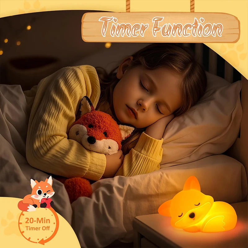 Fox Silicone Night Light