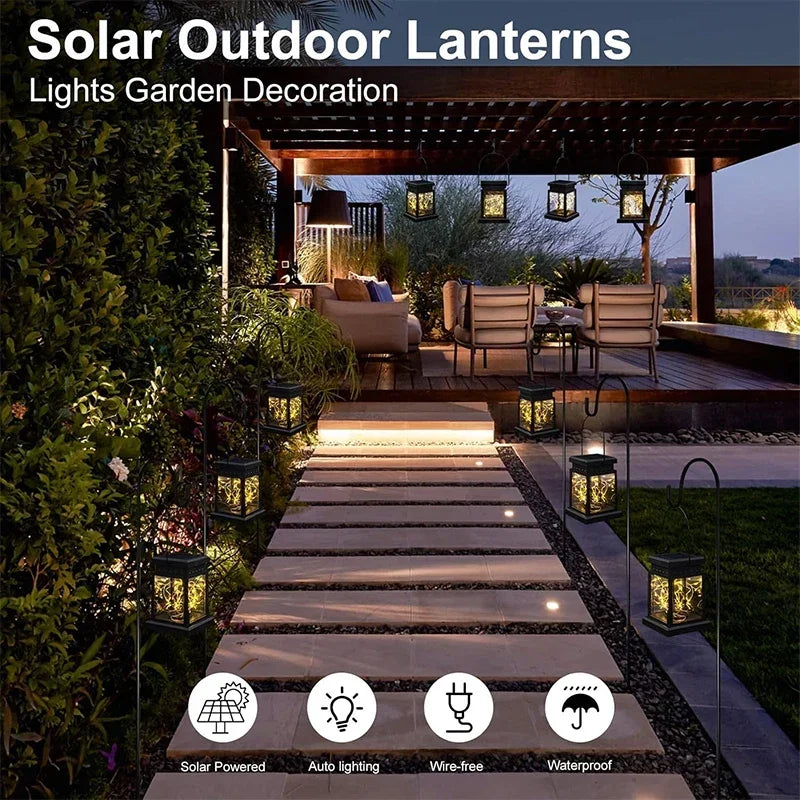Solar Hanging Lantern Light Set