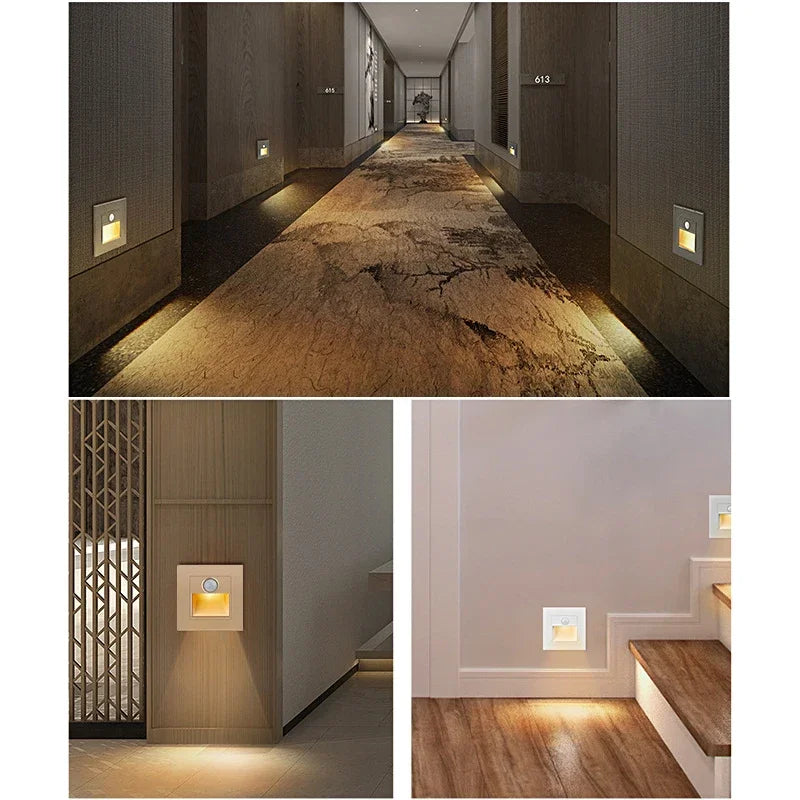 Staircase Motion Sensor LED Wall Light