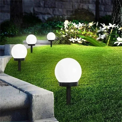 Solar Glow Ball Garden Light