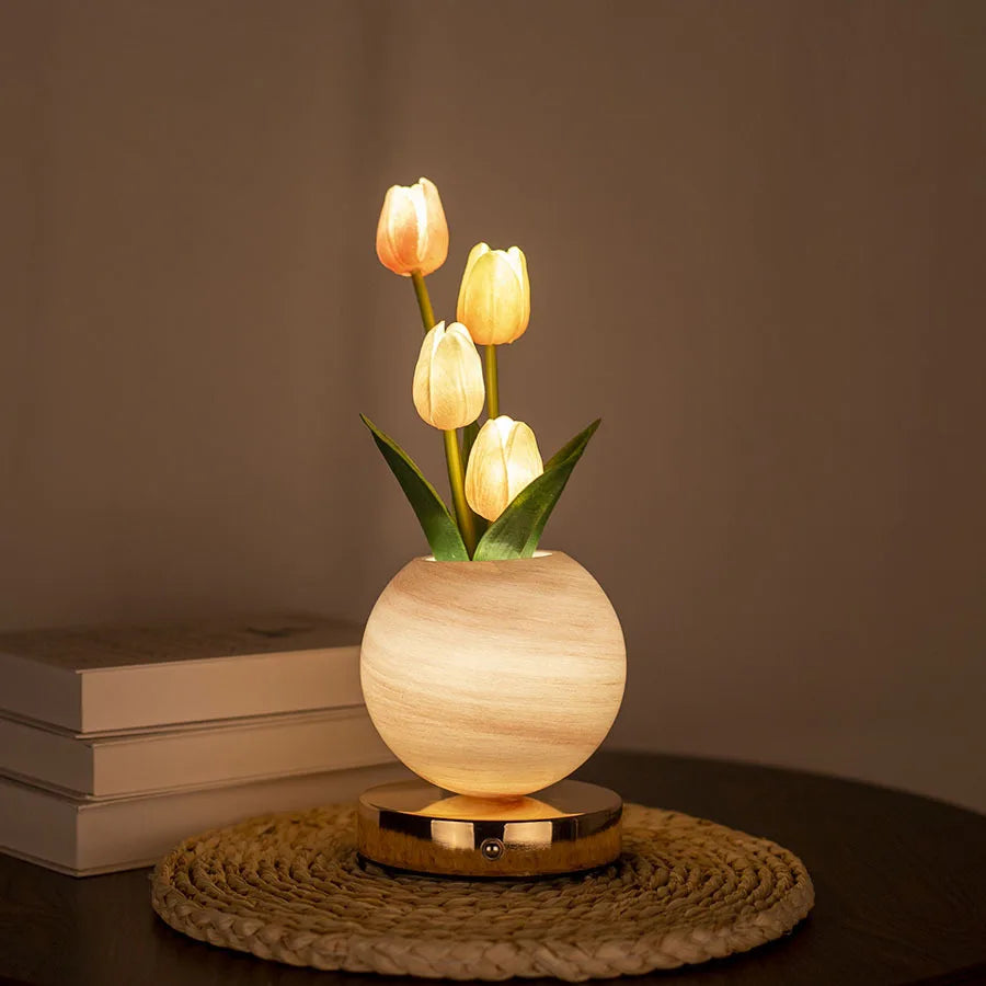 Tulip Bouquet LED Touch Lamp