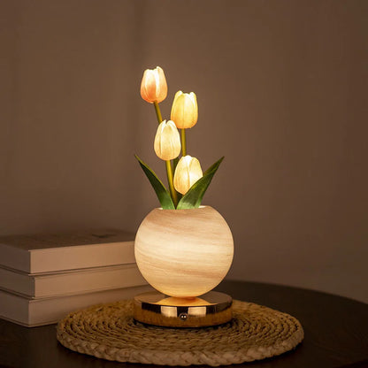 Tulip Bouquet LED Touch Lamp
