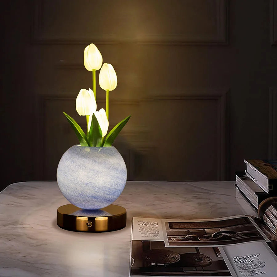 Tulip Bouquet LED Touch Lamp