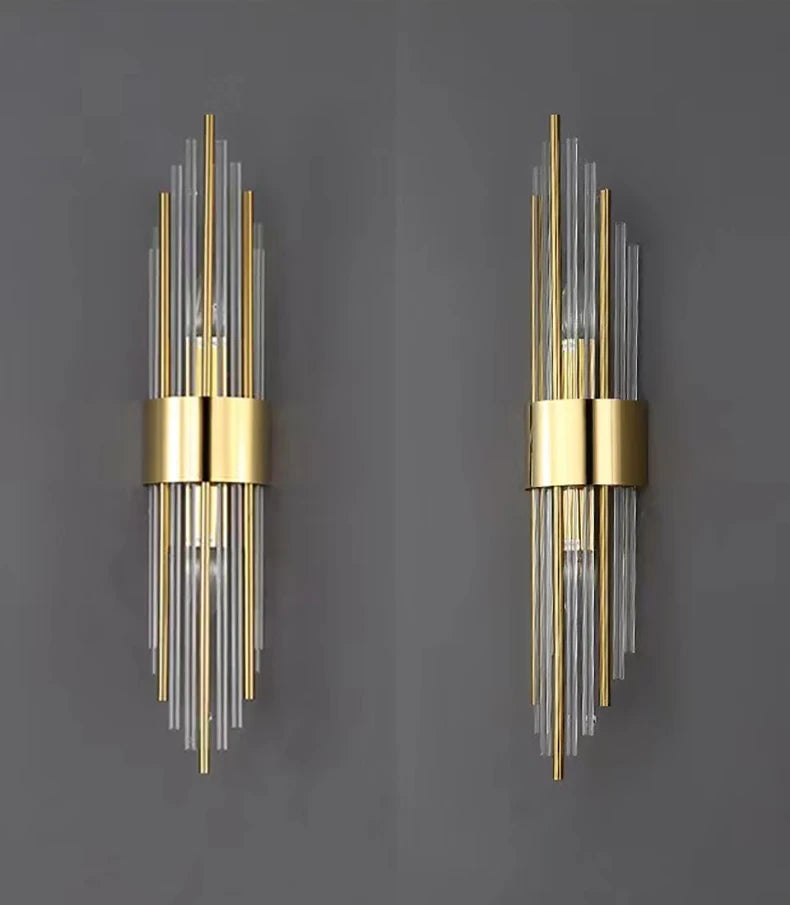 Modern Gold LED Wall Lamp – Indoor Wall Sconce