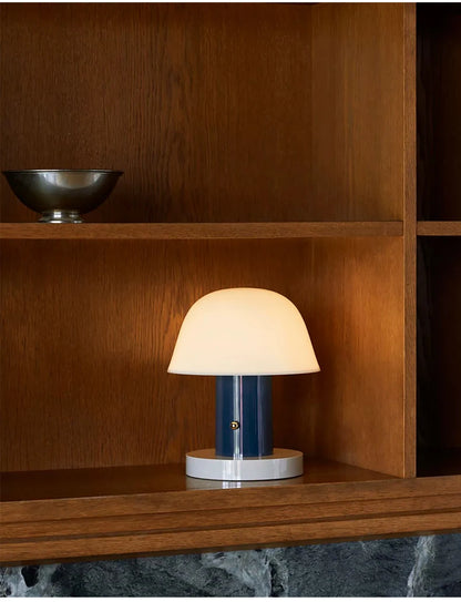 Piano-Coat Mushroom Touch Lamp