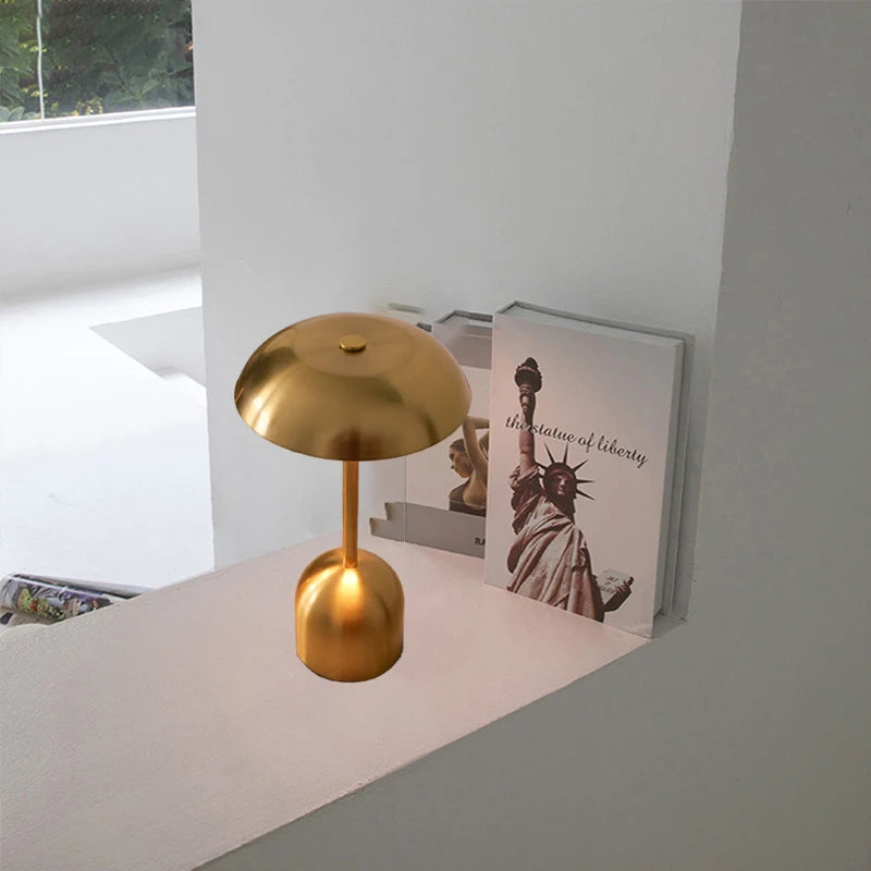 Minimalist Metal Touch Ambient Lamp