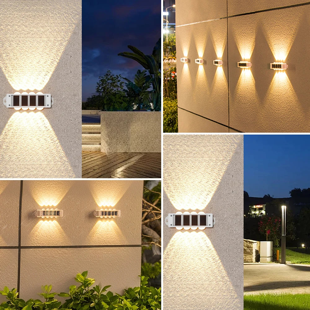 Solar Up Wall Light