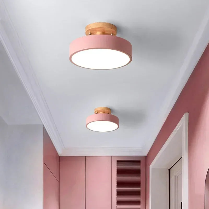 Nordic Round Industrial Ceiling Light