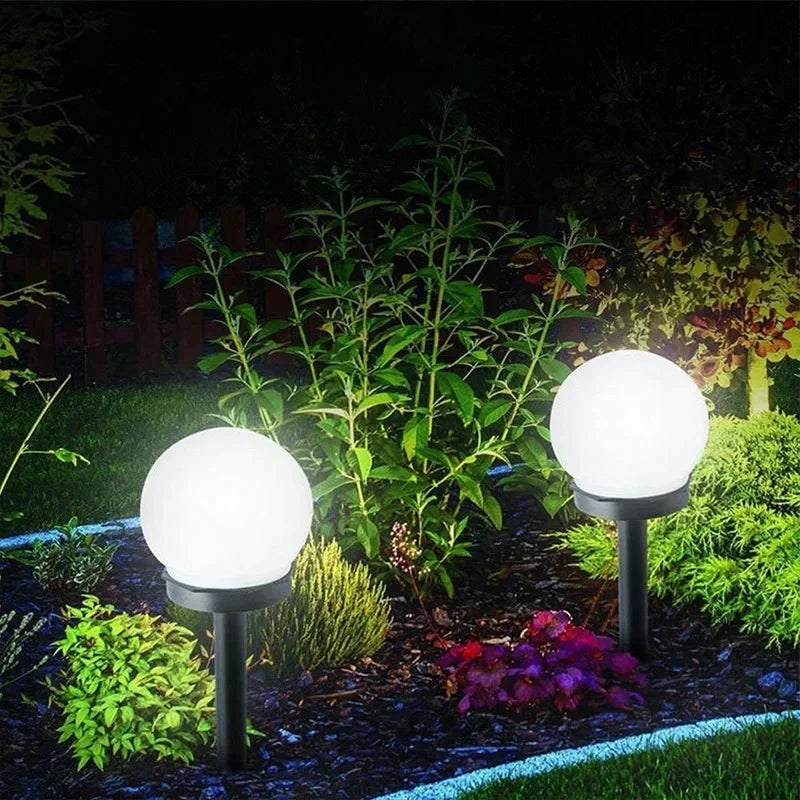 Solar Glow Ball Garden Light
