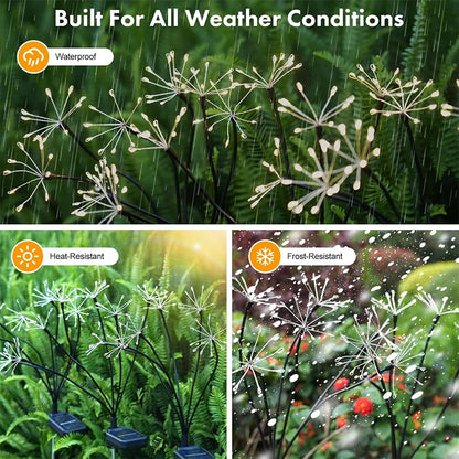 Solar Swaying Starburst Garden Lights