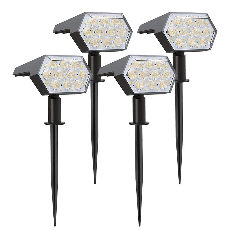 Solar Spotlight 2-in-1 Wall & Ground Garden Light