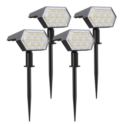 Solar Spotlight 2-in-1 Wall & Ground Garden Light