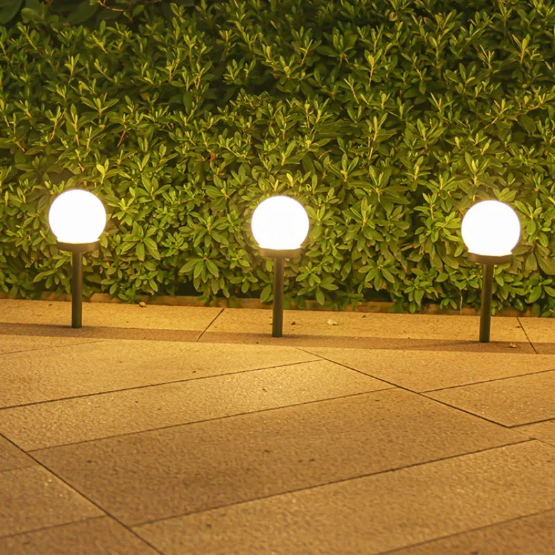 Solar Glow Ball Garden Light