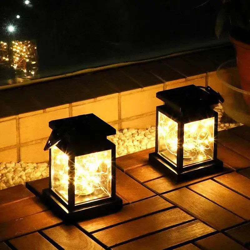 Solar Hanging Lantern Light Set