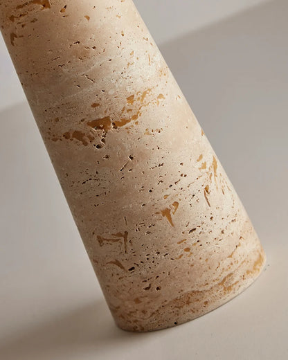Travertine Stone Mushroom Lamp