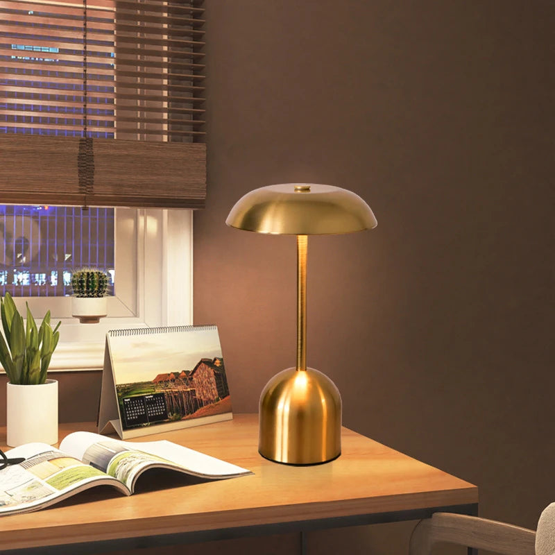 Minimalist Metal Touch Ambient Lamp