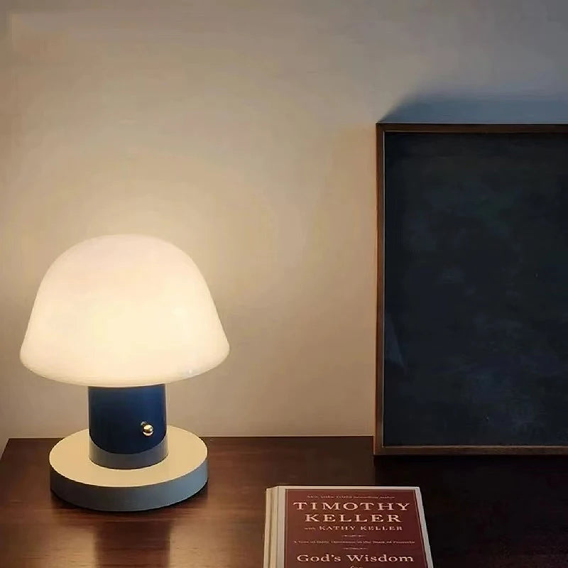 Piano-Coat Mushroom Touch Lamp