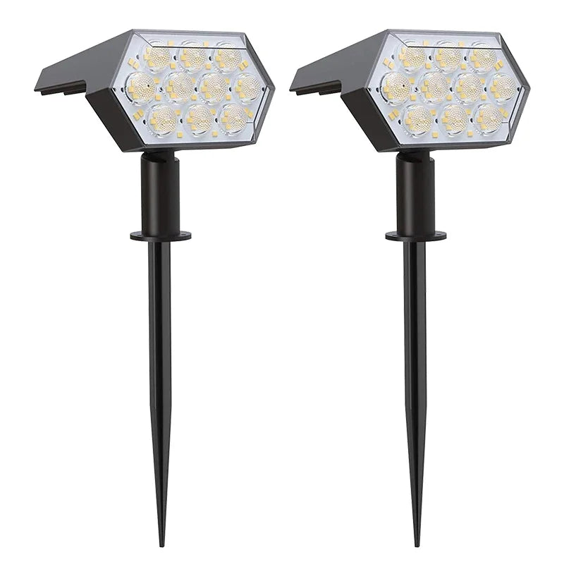 Solar Spotlight 2-in-1 Wall & Ground Garden Light