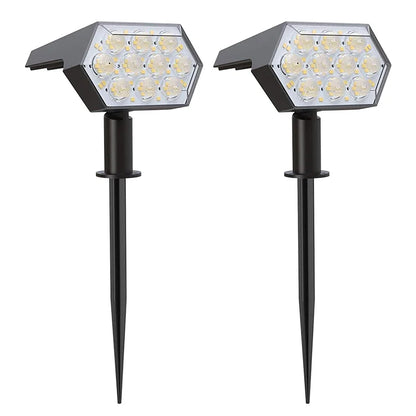 Solar Spotlight 2-in-1 Wall & Ground Garden Light