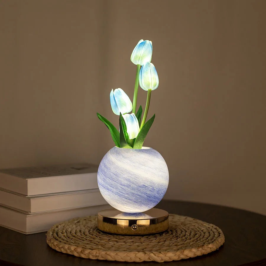 Tulip Bouquet LED Touch Lamp