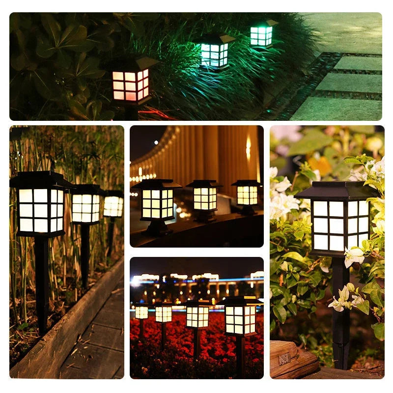 2-Pack Solar Pathway Garden Lights