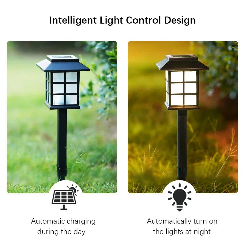 2-Pack Solar Pathway Garden Lights