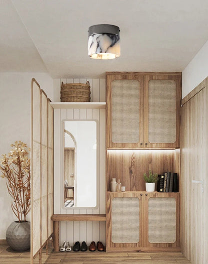 Nordic Marble Cylinder Ceiling Lamp