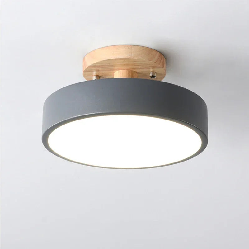 Nordic Round Industrial Ceiling Light