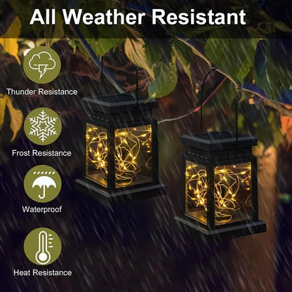 Solar Hanging Lantern Light Set