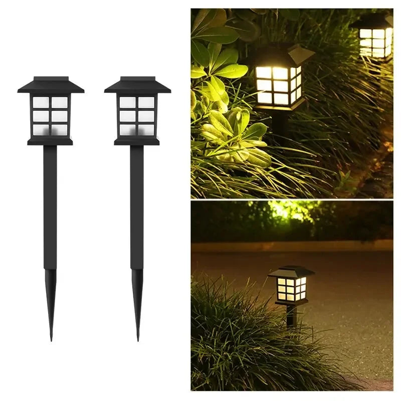2-Pack Solar Pathway Garden Lights
