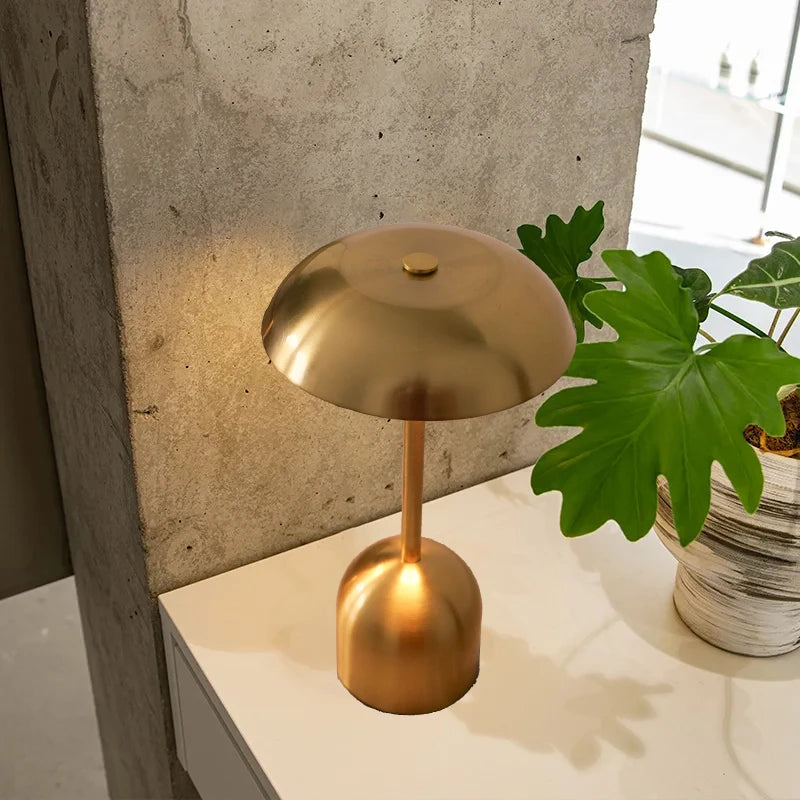 Minimalist Metal Touch Ambient Lamp