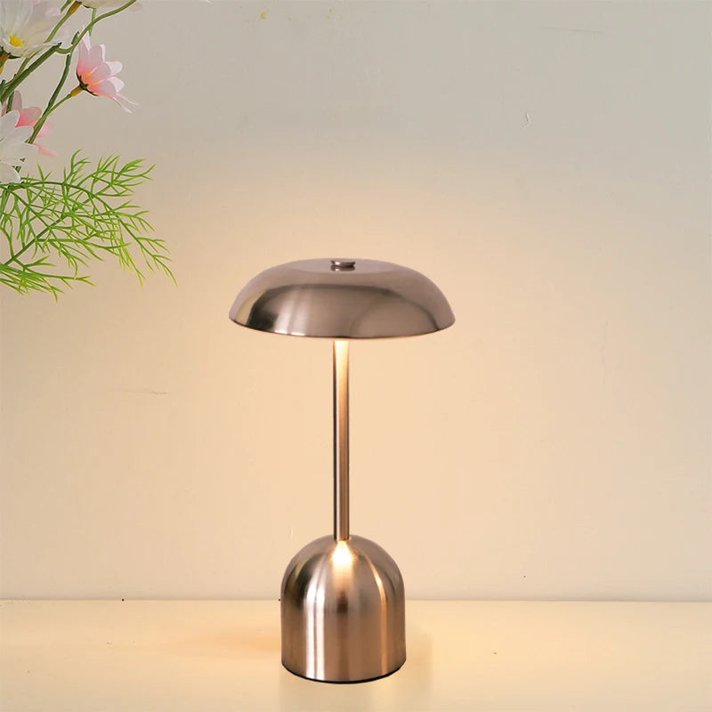 Minimalist Metal Touch Ambient Lamp