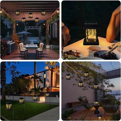 Solar Hanging Lantern Light Set