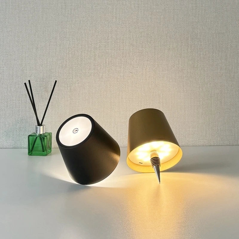 Wireless LED Wine Bottle Table Lamp