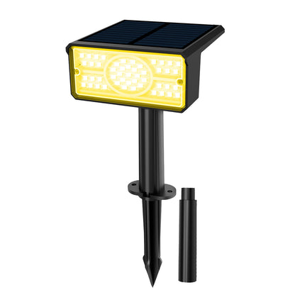Dimmable Waterproof Solar LED Spotlight Wall & Garden Light (Multi-Color)