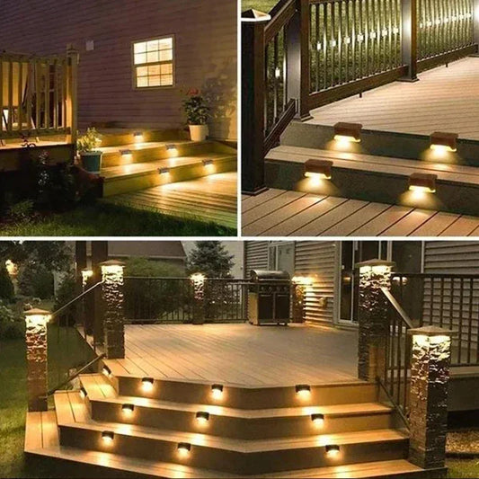 Solar Deck Step Lights